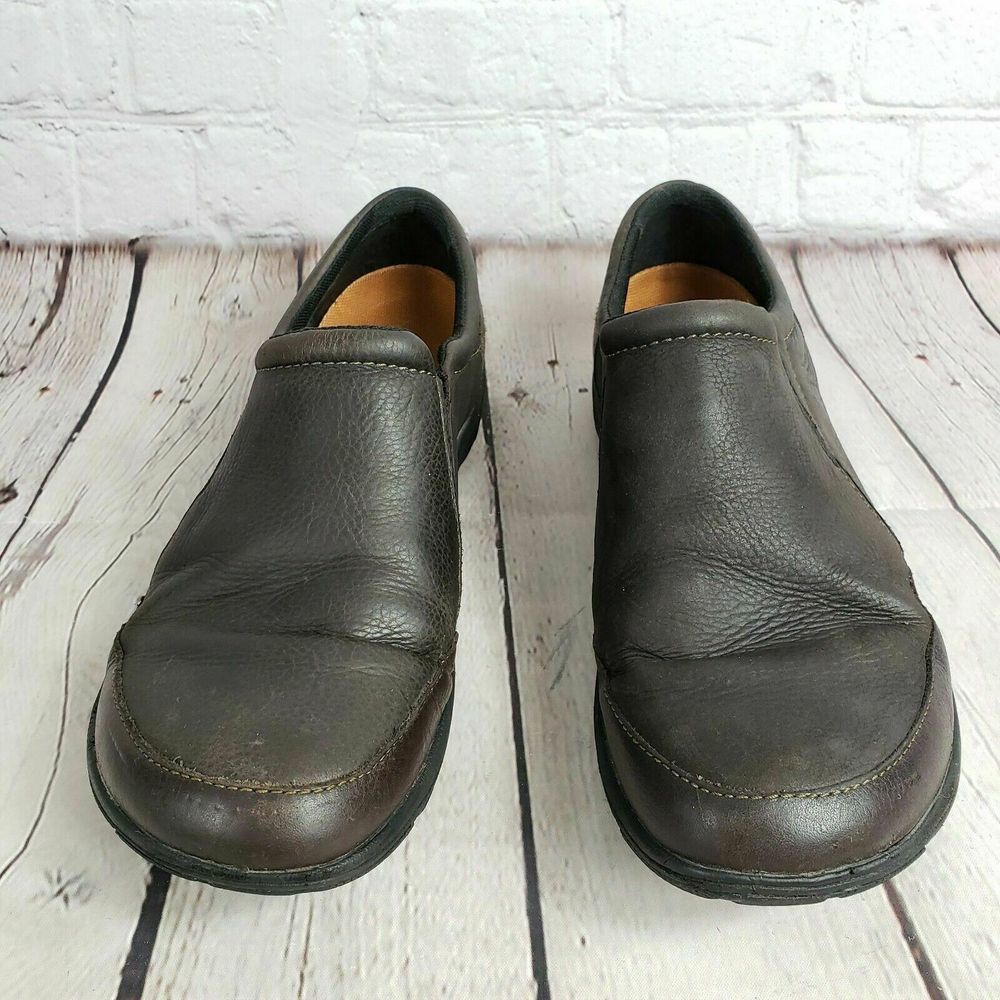 Merrell Espresso Leather Clogs - image 4